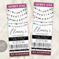 In My Twenties Era Ticket Invitation Editable Template