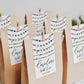 In Her Bride Era Bridal Shower Favor Tags Editable Template, Eras Bachelorette Party Friendship Bracelet Party Thank You Treat Bag Labels