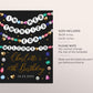 In My Twenties Era Welcome Sign Editable Template, Eras Friendship Bracelet Party Birthday Poster, Twentieth 20th Birthday Music Gems Board
