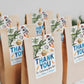 Space And Dinosaurs Birthday Favor Tags Editable Template, Joint Siblings Boys Outer Space Rocket Ship T-Rex Dinosaur Party Thank You Treat