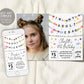 In My Adult Era Invitation With Photo Editable Template