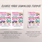 Monster Truck Birthday Invitation Editable Template, Girl It's A Monster Truck Bash Invite, Smash And Crash Party Evite Any Age Printable