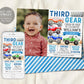 Monster Truck 3rd Birthday Invitation With Photo Editable Template