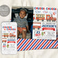 Train Birthday Invitation With Photo Editable Template