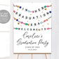 In My Graduation Era Welcome Sign Editable Template