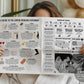 Large Newspaper Jewish Wedding Program Editable Template, Folded Jewish Wedding Ceremony Steps Guide Infographic, Religious Wedding Ritual