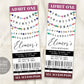 In My Thirties Era Ticket Invitation Editable Template