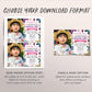 Butterfly Birthday Invitation With Photo Editable Template, Butterfly Kisses and Birthday Wishes Party Invite, Butterflies Garden Evite