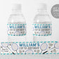 Badminton Water Bottle Labels Editable Template
