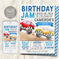 Birthday Monster Jam Birthday Invitation Editable Template