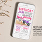 Birthday Monster Jam Birthday Invitation Editable Template, Girl Monster Truck Party Invite, Monster Truck Bash Crush On Over Evite Any Age