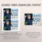 Ice Skating Birthday Invitation With Photo Editable Template, Boy Ice Hockey Skating Party Invite, Kids Lace Up Your Skates Skate Rink Evite