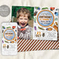 Insect Bugs Birthday Invitation With Photo Editable Template