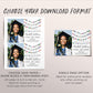 In Her College Era Invitation With Photo Editable Template, Graduation Announcement Friendship Bracelet Party Invite, Graduating Class Evite