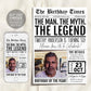 The Man The Myth The Legend Birthday Invitation Editable Template