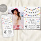 In My Birthday Era With Photo Invitation Editable Template