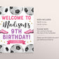 Soccer Birthday Welcome Sign Editable Template, Girl Soccer Ball Birthday Goals Party Poster, Sports Kick Up the Fun Poster Decorations