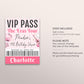 Eras Tour VIP Party Pass Editable Template, In My Birthday Era Music Party VIP Insert Badge for Lanyard, Girl All Access Pass Card Favor Bag