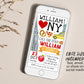 New York City Birthday Invitation Editable Template, Unisex NYC Party Invite, Big Apple Kids Tween Teen Evite, Pretzel Pizza Taxi Printable