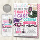 Snake Birthday Invitation Editable Template