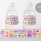 Pumpkin Water Bottle Labels Editable Template