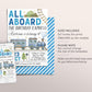 Train Birthday Invitation Editable Template, Boy Train Boarding Pass Party Invite, All Aboard The Birthday Express Admit One Travel Evite