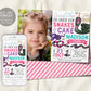 Snake Birthday Invitation With Photo Editable Template
