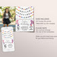 In My Roller Skating Era Birthday Invitation With Photo Editable Template, Skating Rink Friendship Bracelet Party Invite, Eras Skater Evite
