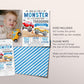 Monster Truck Birthday Invitation With Photo Editable Template, Monster Of A Celebration Party Bash Invite, Boy Smash And Crash Evite