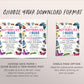 Butterflies and Bugs Joint Siblings Birthday Invitation Editable Template, Twins Girl Boy Butterfly Insect Party Invite, Kids Bug Hunt Evite