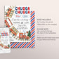 Chugga Chugga Two Two Train Birthday Invitation Editable Template, Chugga Choo Train 2nd Second  Birthday Boarding Pass Party Invite Evite
