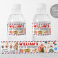 Carnival Water Bottle Labels Editable Template