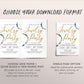 Jewelry Party Invitation Editable Template, Jewelry Making Workshop Invite, Jewellery Exchange Bracelet Beads Gems Stones Evite Printable