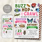 Insect Bugs Joint Siblings Birthday Invitation Editable Template
