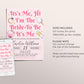 It's Me Hi I'm The Bride To Be Its Me Invitation Editable Template, Eras Bridal Shower Invite, In Her Bride Era Bachelorette Party Evite