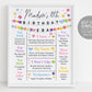 In My Birthday Era Milestone Sign Editable Template