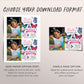 Butterfly Birthday Invitation With Photo Editable Template, Girl Flutter On Over Party Invite, Kids Floral Butterflies Garden Nature Evite