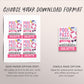 Pool Party Birthday VIP Pass Editable Template, Girl Summer Swimming Pool Pass Party All Access Pass, Guest Name Tag Insert ID Badge Lanyard