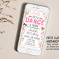 Ballerina Birthday Invitation Editable Template, Let's Dance And Twirl Invite, Kids Ballet Pink Tutu Our Little Ballerina Dance Floral Evite
