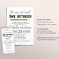 Teacher Retirement Party Invitation Editable Template, She Came She Taught She Retired Party Invite, Surprise Elementary Retirement Evite