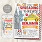 New York City Birthday Invitation Editable Template