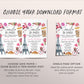 Paris Bachelorette Itinerary And Invitation Editable Template, Paris Travel Planner Invite France Girls Night Out Weekend Schedule Hen Party