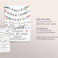 Jewelry Making Party Birthday Invitation Editable Template, Bracelet Making Workshop Party Invite, Friendship Bracelet Beads Gems Evite