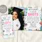 Nurse Graduation Invitation With Photo Editable Template