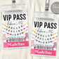 In My Roller Skating Era VIP Pass Editable Template