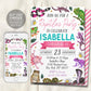 Reptiles Birthday Invitation Editable Template