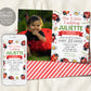 Ladybug Birthday Invitation With Photo Editable Template