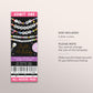 In My Karaoke Era Ticket Invitation Editable Template, Birthday Era Friendship Bracelet Party Invite, Girl Eras Music Tour Disco Party Evite
