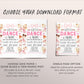Ballerina Birthday Invitation Editable Template, Let's Dance And Twirl Invite, Kids Ballet Pink Tutu Our Little Ballerina Dance Floral Evite