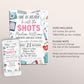 Nurse Graduation Invitation Editable Template, Nurse Graduation Announcement Party Invite, Nursing School Grad Ready to Call the Shots Evite